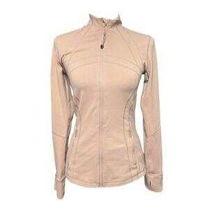 Lululemon Hooded Define Jacket Nulu Size 8 Pink Clay
